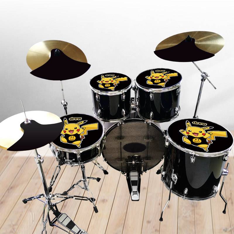 5 drums, 3 picachus